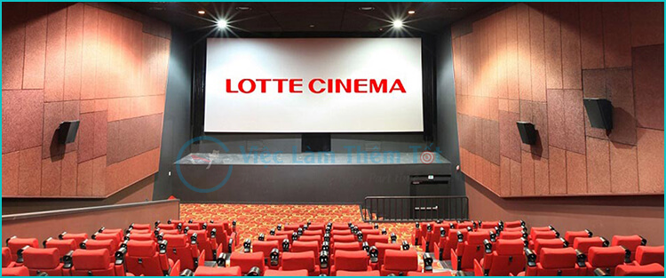 Lotte Cinema tuyển dụng part time sinh viên làm việc tại rạp chiếu phim