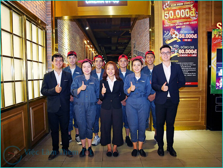 Quyền lợi đặc quyền khi làm nhân viên part time tại rạp CGV