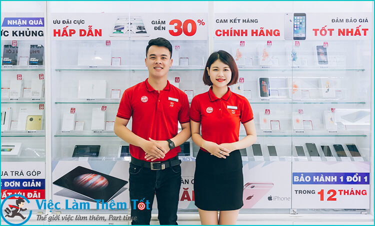 Sinh viên làm nhân viên bán hàng thời trang tại Cầu Giấy