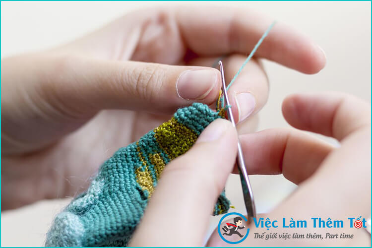 Đan móc len thủ công trang trí nhà cửa